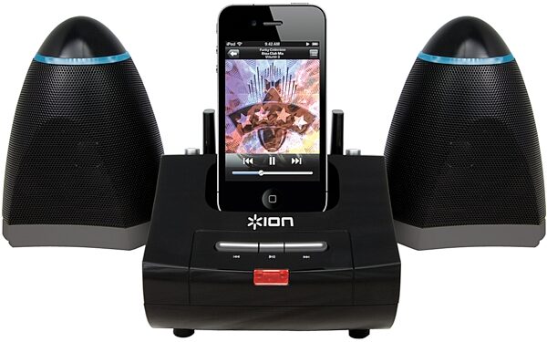 open zoom image for Ion Audio Free Sound Wireless iPhone Speaker Dock, Separated