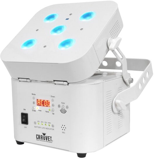 open zoom image for Chauvet Freedom Par Quad 5 Wireless Stage Light, White