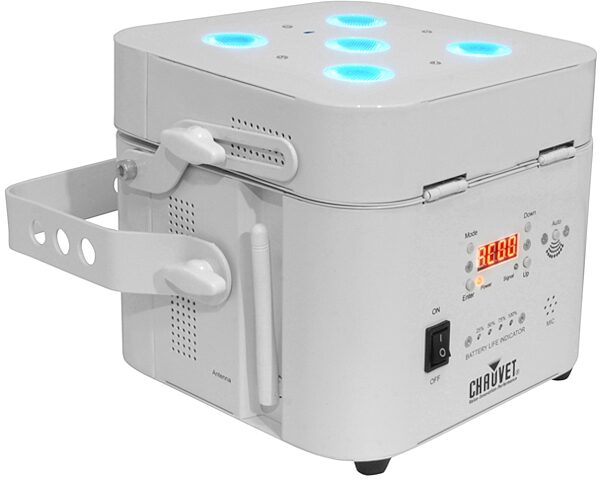 open zoom image for Chauvet Freedom Par Quad 5 Wireless Stage Light, White Rear