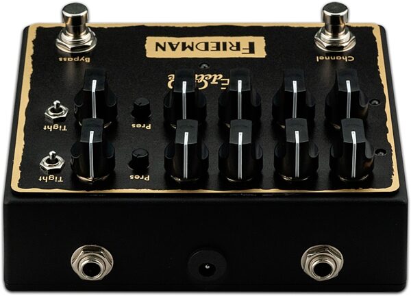 open zoom image for Friedman BE-OD Deluxe Dual Overdrive Pedal, New, Action Position Back
