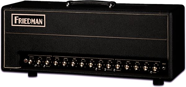open zoom image for Friedman BE-100 Deluxe Guitar Amplifier Head (100 Watts), New, Angled Front