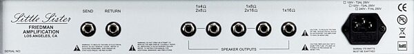 open zoom image for Friedman Little Sister Guitar Combo Amplifier (20 Watts, 1x12"), New, Detail Control Panel
