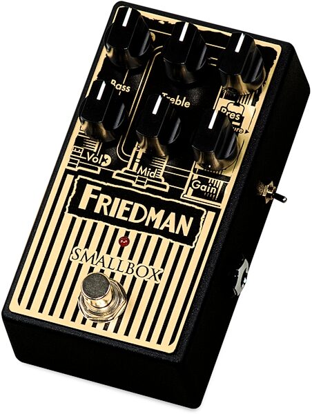 open zoom image for Friedman SmallBox Overdrive Pedal, New, Action Position Back