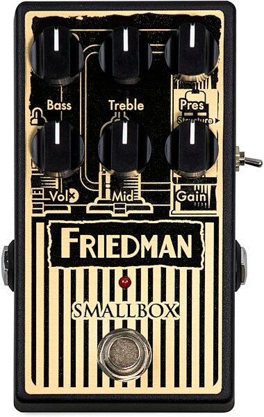 open zoom image for Friedman SmallBox Overdrive Pedal, New, Action Position Back