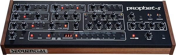 open zoom image for Sequential Prophet-5 Desktop Module Analog Synthesizer, New, Action Position Back