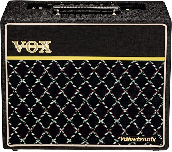 open zoom image for Vox VT40X Modeling Guitar Combo Amplifier (40 Watts), Classic Blue, Action Position Back