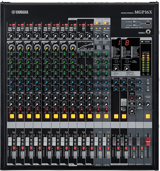 open zoom image for Yamaha MGP16X Premium Mixer, 16-Channel and 4-Bus, Main