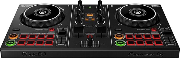 open zoom image for Pioneer DJ DDJ-200 DJ Controller, Action Position Front