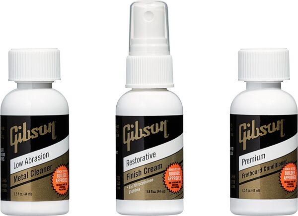 open zoom image for Gibson Guitar Care Kit, New, Action Position Back