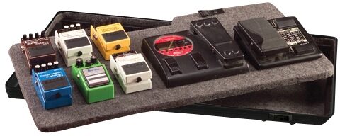 open zoom image for Gator G-GIG-BOX-TSA Pedalboard and 4-Guitar Stand Case, In Use as Pedalboard