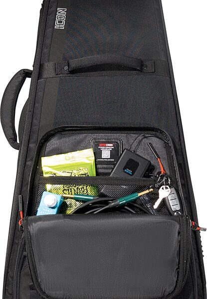 open zoom image for Gator G-ICON335 Icon Series Bag for 335-Style Electric Guitars, Black, Action Position Back