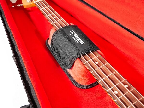 open zoom image for Gator G-ICONBASS Icon Series Bag for Bass Guitars, Black, Action Position Back