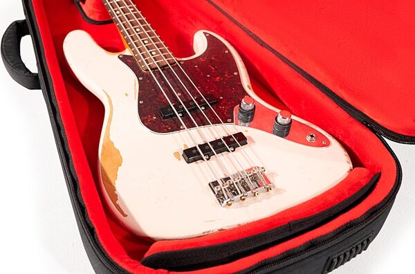 open zoom image for Gator G-ICONBASS Icon Series Bag for Bass Guitars, Black, Action Position Back