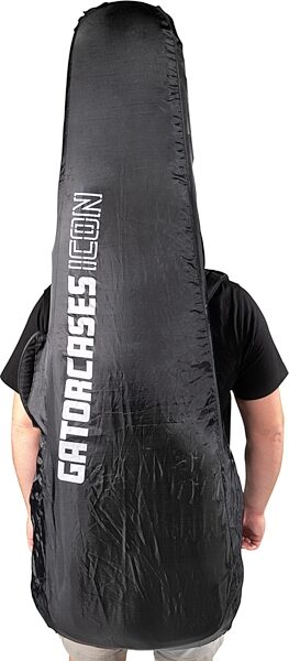 open zoom image for Gator G-ICONBASS Icon Series Bag for Bass Guitars, Black, Action Position Back