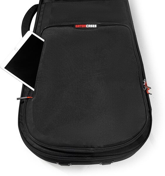 open zoom image for Gator G-ICONBASS Icon Series Bag for Bass Guitars, Black, Action Position Back