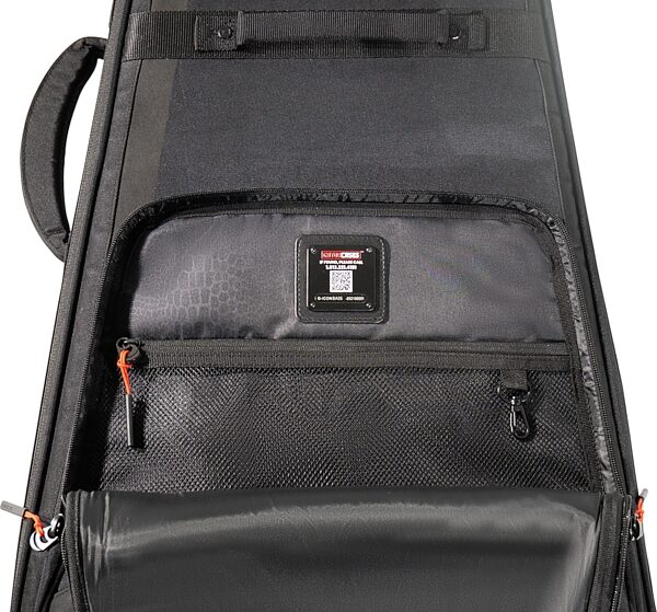 open zoom image for Gator G-ICONBASS Icon Series Bag for Bass Guitars, Black, Action Position Back
