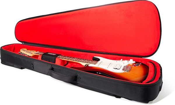 open zoom image for Gator G-ICONELECTRIC Icon Series Bag for Electric Guitars, Black, Action Position Back