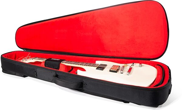 open zoom image for Gator G-ICONELECTRIC Icon Series Bag for Electric Guitars, Black, Action Position Back
