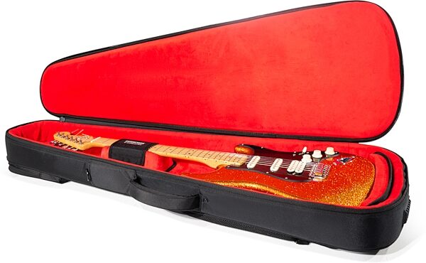 open zoom image for Gator G-ICONELECTRIC Icon Series Bag for Electric Guitars, Black, Action Position Back