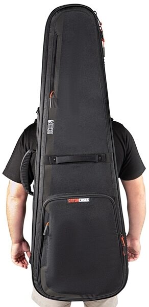 open zoom image for Gator G-ICONELECTRIC Icon Series Bag for Electric Guitars, Black, view