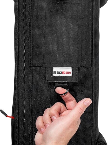 open zoom image for Gator G-ICONELECTRIC Icon Series Bag for Electric Guitars, Black, Action Position Back