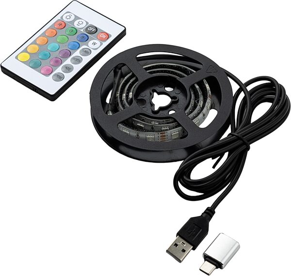 open zoom image for Gator G-ONYXUD-REV7-2U-LED Flight Case for DDJ-REV7, New, Action Position Back