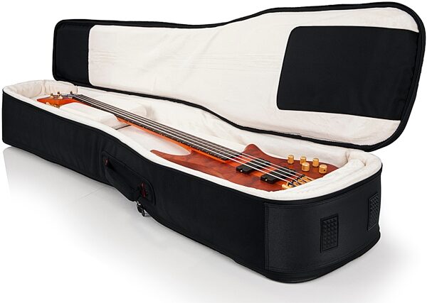 open zoom image for Gator G-PG BASS 2X ProGo Deluxe Double Gig Bag for 2 Electric Basses, New, Inside Bass 2