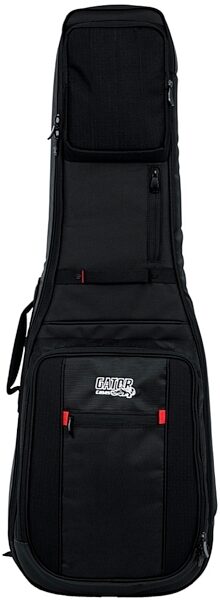 open zoom image for Gator G-PG ELEC 2X ProGo Deluxe Double Gig Bag for 2 Electric Guitars, New, Main