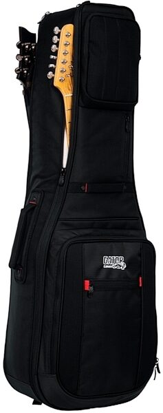 open zoom image for Gator G-PG ELEC 2X ProGo Deluxe Double Gig Bag for 2 Electric Guitars, New, View 2