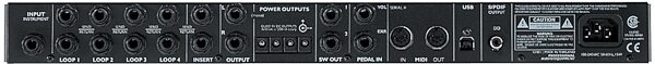 open zoom image for TC Electronic G-System Guitar Multi-Effects Processor, Rack Rear