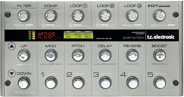 open zoom image for TC Electronic G-System Guitar Multi-Effects Processor, Top