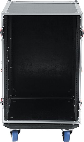 open zoom image for Gator G-TOUR Rack Case with Casters, 16 Space, G-TOUR 16U CAST, Open Front