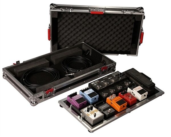 open zoom image for Gator G-TOUR Pedalboard with Wheels, Large, Large