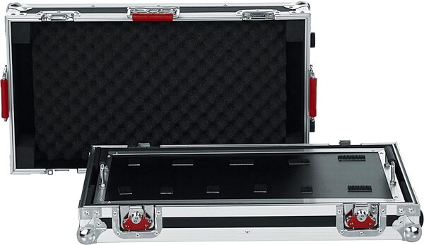 open zoom image for Gator G-TOUR Pedalboard with Wheels, Large, Action Position Back