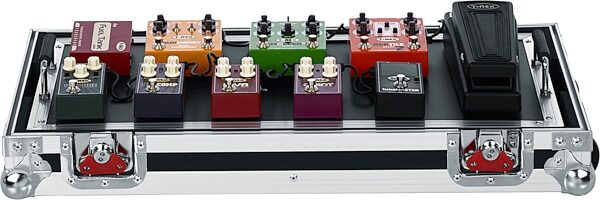 open zoom image for Gator G-TOUR Pedalboard with Wheels, Large, Action Position Back