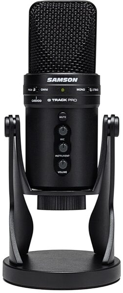 open zoom image for Samson G-Track Pro Studio USB Condenser Microphone, Black, Main