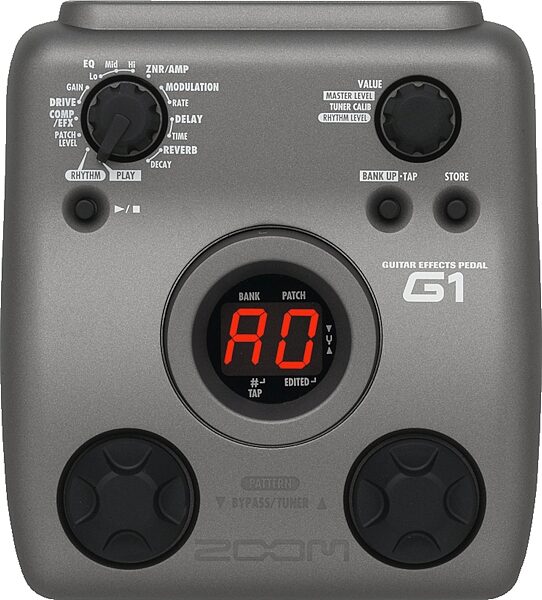 open zoom image for Zoom G1 Guitar Multi-Effects Pedal, Top