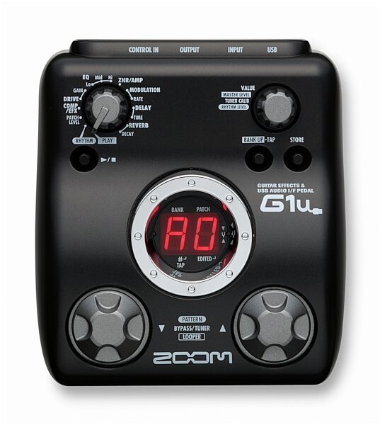 open zoom image for Zoom G1u Guitar Multi-Effects Pedal, Top