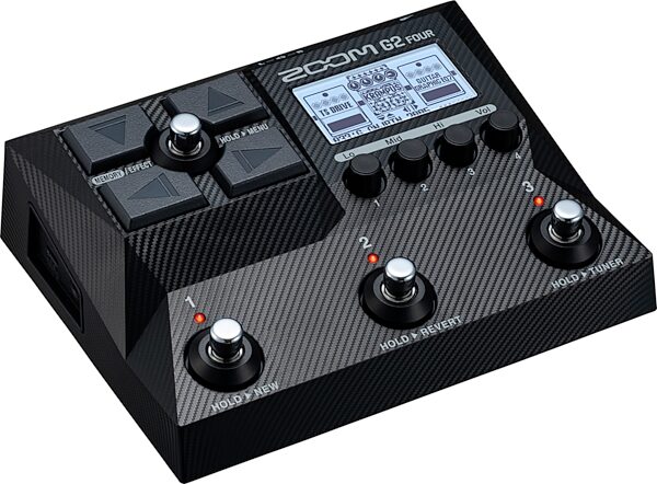 open zoom image for Zoom G2 FOUR Guitar Multi-Effects Processor Pedal, New, Action Position Back
