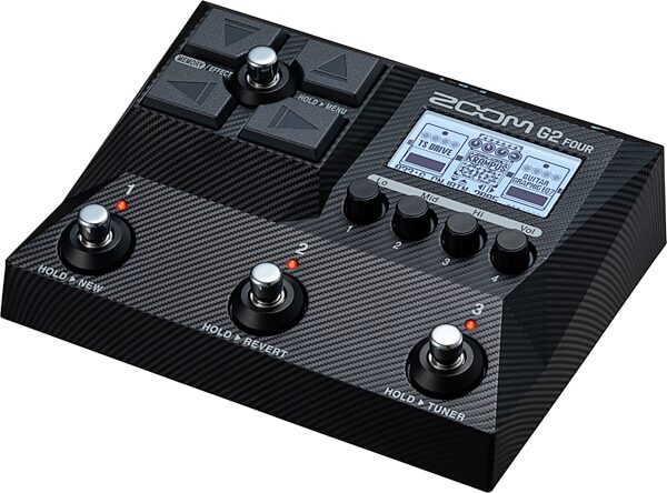 open zoom image for Zoom G2 FOUR Guitar Multi-Effects Processor Pedal, New, Action Position Back