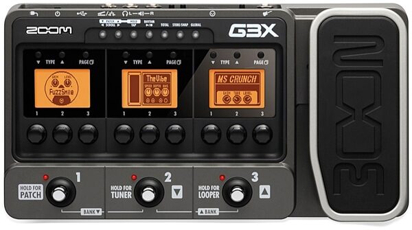 open zoom image for Zoom G3X Guitar Multi-Effects Pedal, Main