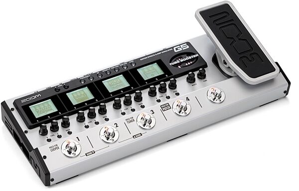 open zoom image for Zoom G5 Guitar Multi-Effects Pedal, Angle