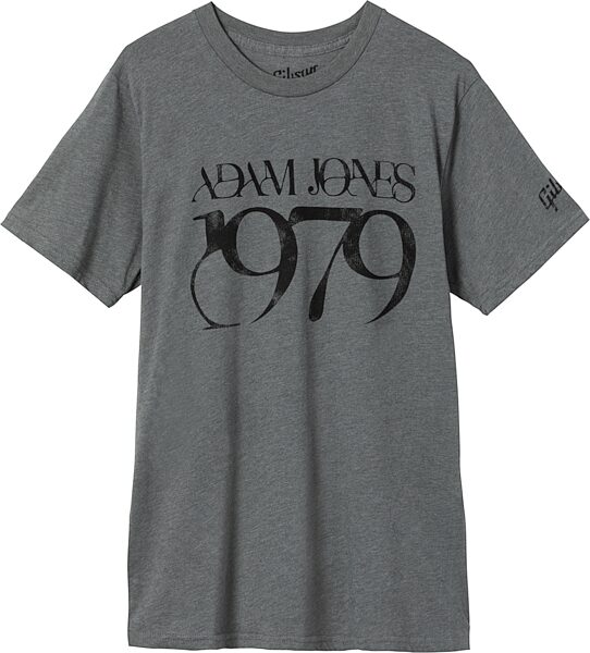 open zoom image for Gibson Adam Jones 1979 T-Shirt, Gray, Small, Main