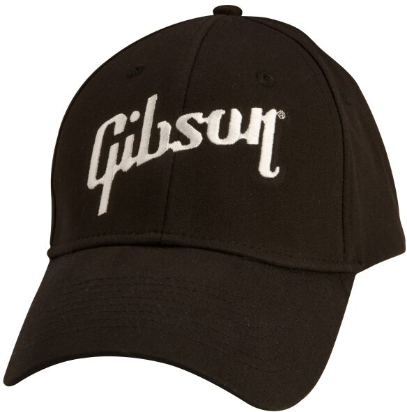 open zoom image for Gibson Logo Flex Cap, Black