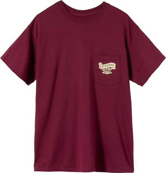 open zoom image for Epiphone The House of Stathopoulo T-Shirt, Maroon, Small, Main