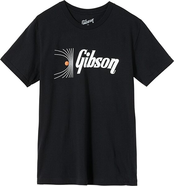 open zoom image for Gibson Soundwave T-Shirt, Black, Large, Action Position Back