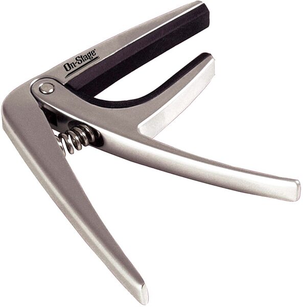 open zoom image for On-Stage GA-200 Ukulele Capo, Silver, Action Position Back