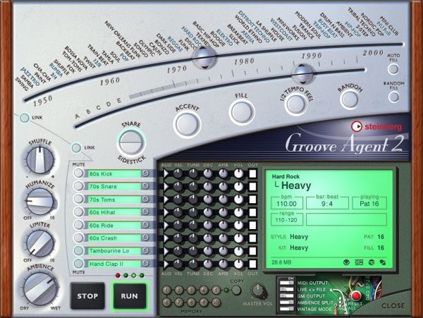 open zoom image for Steinberg Groove Agent 2 Plug-In, Main