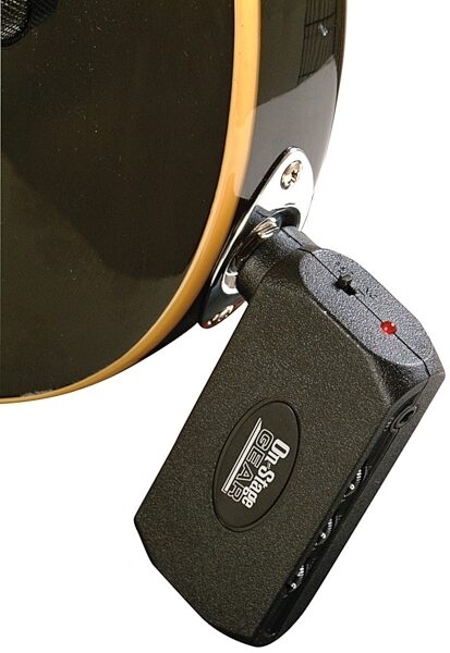 open zoom image for On-Stage GA5000 Mini Headphone Amplifier, In Use