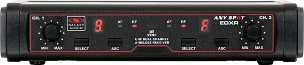 open zoom image for Galaxy Audio EDXR Wireless Receiver, Band D (584-607 MHz), Open Box (Very Good), Main